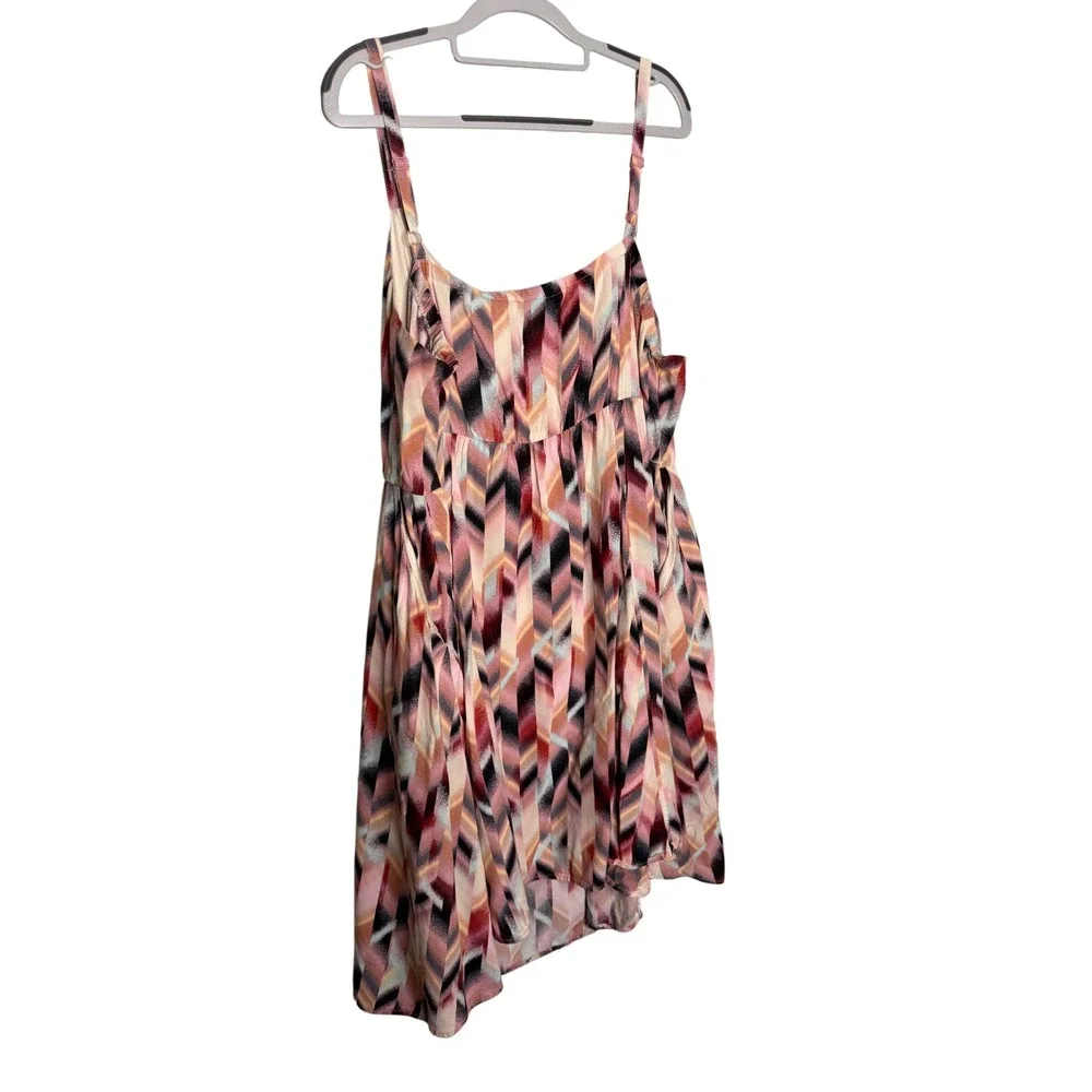 Torrid mini challis skater‎ dress pink - Picture 9 of 9